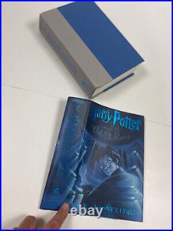 First Edition First Printing Harry Potter and the Order of the Phoenix
