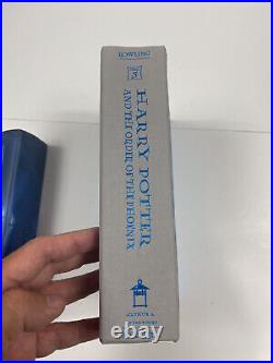 First Edition First Printing Harry Potter and the Order of the Phoenix