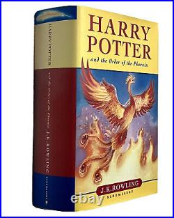 First Edition Harry Potter and the Order of the Phoenix JK Rowling 1st Hardcover