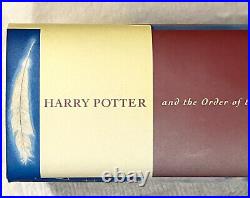 First Edition Harry Potter and the Order of the Phoenix JK Rowling 1st Hardcover