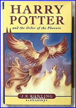 First Edition Harry Potter and the Order of the Phoenix JK Rowling Hardcover New