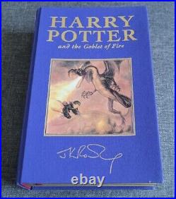 First Print First Edition Deluxe J. K. Rowling HARRY POTTER & THE GOBLET OF FIRE