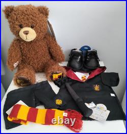 From Build A Bear Online Exclusive Harry Potter Gryffindor House Bear Set Bnwt