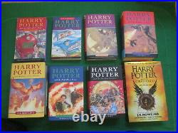 Full Set Of 7 Harry Potter Books Rowling Bloomsbury Original 6 Hardbacks E