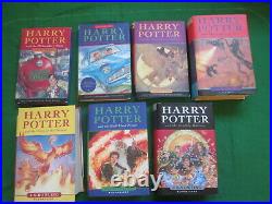 Full Set Of 7 Harry Potter Books Rowling Bloomsbury Original All Hardbacks B