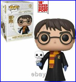 Funko Pop! Movies Harry Potter with Hedwig Super Sized 18 inch Figure #48054