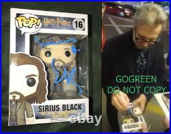 Gary Oldman signed Sirius Black funko pop vinyl figure Harry Potter photo proof