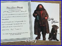 HAGRID Robbie Coltrane autographed 8x10 photo, signed authentic Harry Potter COA