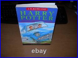 HARRY POTTER AND THE CHAMBER OF SECRETS, 1st Edition 36th Print Very Good Cond