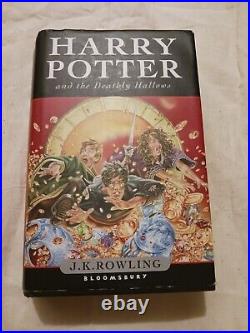 HARRY POTTER AND THE DEATHLY HALLOWS, 1st Edition, UK Edition, Hardcover