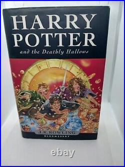 HARRY POTTER AND THE DEATHLY HALLOWS, by J. K. Rowling, 1st edition UK