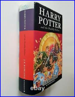 HARRY POTTER AND THE DEATHLY HALLOW First Edition signed by J. K. Rowling (2007)