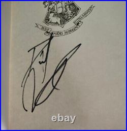 HARRY POTTER AND THE GOBLET OF FIRE Hand Signed By DANIEL RADCLIFFE