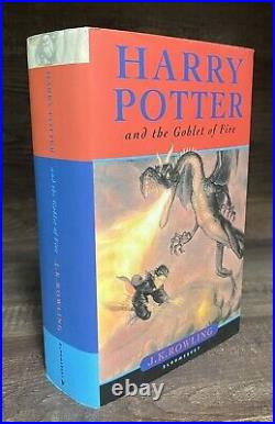 HARRY POTTER AND THE GOBLET OF FIRE by JK Rowling UK HB 1st ISSUE! HUGO WINNER