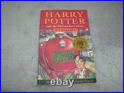 HARRY POTTER AND THE PHILOSOPHER'S STONE BY J. K. Rowling, FIRST EDITION, C. 1997