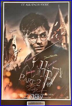 HARRY POTTER DEATHLY HALLOWS PT2 Signed by 11 x Cast Members