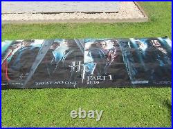 HARRY POTTER & DEATHLY HALLOWS PT 1 2010 Original 5X10' US Theater Lobby Banner