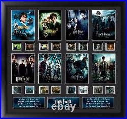 HARRY POTTER Fantasy Movie Series 1- 8 FILM CELL and PHOTO MONTAGE 19 x 20 New