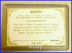 HARRY POTTER SIGNED CARDS+FILMCELLS+COSTUME CARD. 4 In TOTAL. RARE. CAN SPLIT