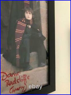 HARRY POTTER SIGNED FRAME BY Emma Watson, Daniel Radcliffe & Rupert Grint