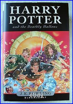 HARRY POTTER and the DEATHLY HALLOWS UK FIRST EDITION 1ST PRINT BOOK. Bloomsbury