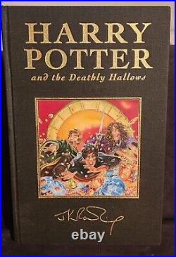 + HARRY POTTER and the Deathly Hallows Deluxe First Edition 2007 Bloomsbury +