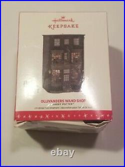 Hallmark Keepsake Ornament Harry Potter Ollivanders Wand Shop 2016 NEW withbad box