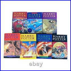 Harry Potter 1-7 Complete Bloomsbury 1st First Editions Hardback Collectable VGC