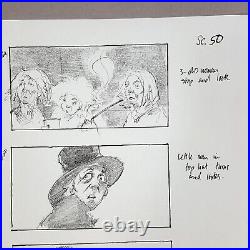 Harry Potter (2001) Production Used Storyboard, Harry Smiles, Scene 50.6, COA