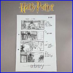 Harry Potter (2001) Production Used Storyboard, Harry at The Leaky Cauldron 2