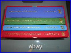 Harry Potter. 4 volumes in slipcase. J K Rowling. Bloomsbury, London. As new