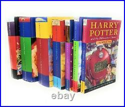 Harry Potter 7 Book Complete Set Bloomsbury UK Inc. Rare First Edition Collector