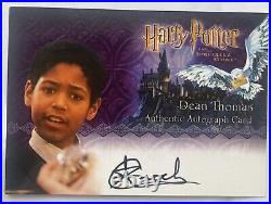 Harry Potter Alfred Enoch Dean Thomas Auto Trading Card PS SS Philosophers Stone