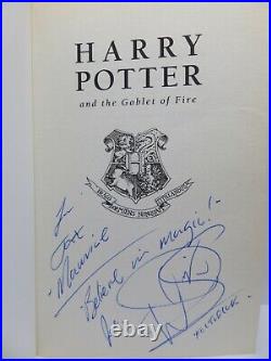 Harry Potter And The Goblet Of Fire 2000 Inscribed By Warwick Davis