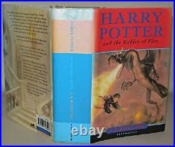 Harry Potter And The Goblet Of Fire, J. K. Rowling, 1st Ed, 2nd Printing. 2000