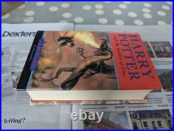 Harry Potter And The Goblet Of Fire Uk First Edition, First Print With Error