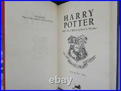 Harry Potter And The Philosophers Stone J K Rowling 10th Print 1997 ID877