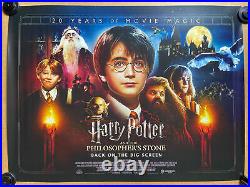 Harry Potter And The Philosophers Stone Original Cinema UK Quad Poster