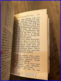 Harry Potter And The Prisoner Of Azkaban- 1st Edition-Large Print- Rare