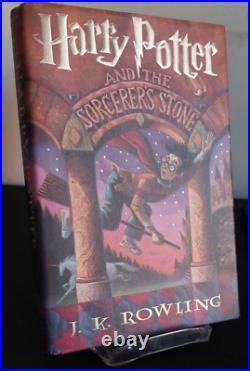Harry Potter And The Sorcerer's Stone. 1998 Book. J. K. Rowling. 1st Amer. 37 P