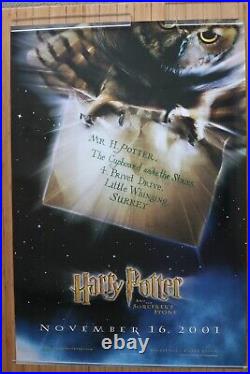 Harry Potter And The Sorcerer's Stone (2001) Original Advance One Sheet Movie