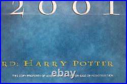 Harry Potter And The Sorcerer's Stone (2001) Original Advance One Sheet Movie
