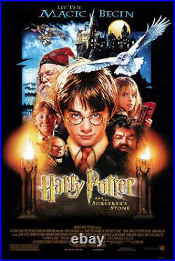 Harry Potter And The Sorcerer's Stone Original Cinema Movie Print Premium Poster