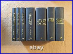 Harry Potter Bloomsbury Adult Hardcover Set, 7 Books, 1st Edition/1st Printings