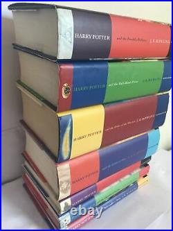 Harry Potter Book Set Bloomsbury ALL HARDBACK First Edition Complete 1-7 Set