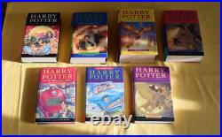 Harry Potter Book Set Bloomsbury Hardback First Edition Complete Set 1-7