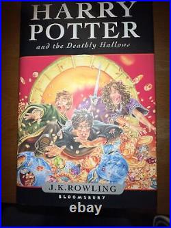 Harry Potter Books Complete Set of 7 Original Bloomsbury 1st Edition x3
