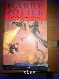 Harry Potter Books Complete Set of 7 Original Bloomsbury 1st Edition x3