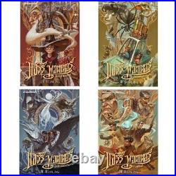 Harry Potter Books Hardcover FREE 8 Postcards The Complete Series Boxed Set 1-7