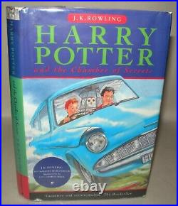 Harry Potter, Chamber Of Secrets, 1st Ed/ 1st Printing 1998 HB/DJ Bloomsbury